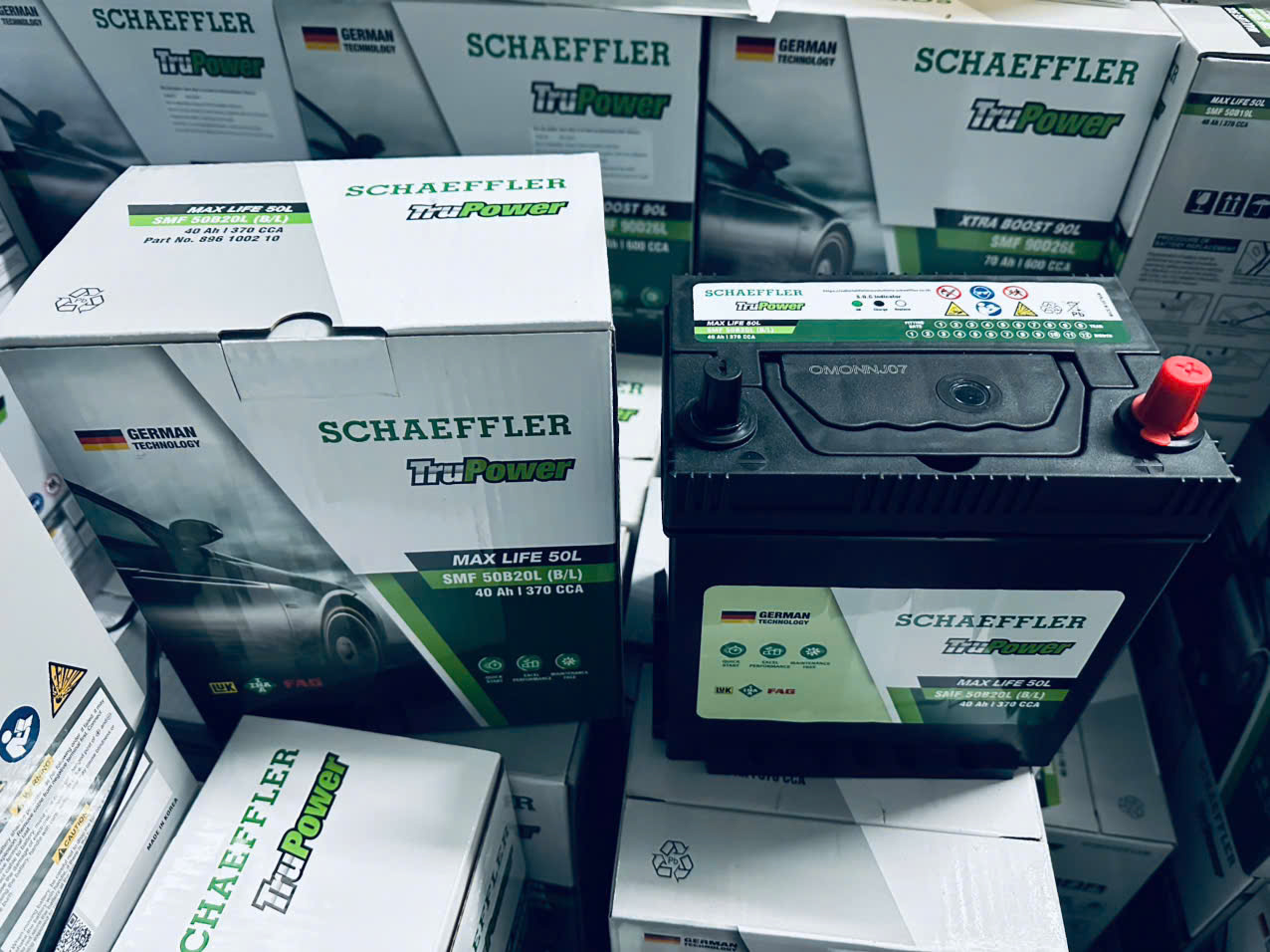 Bình ắc quy Schaeffler TruPower 40ah Có chân 50B20LB