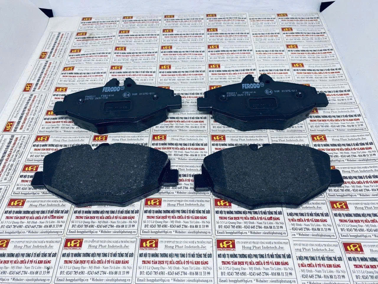 Má phanh trước Mercedes E240 W211 2006, Ferodo FDB 1414
