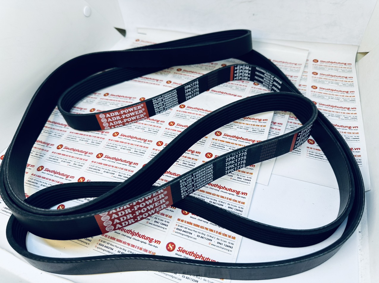 Dây curoa máy phát xe tải Đô Thành IZ65, 7PK1775