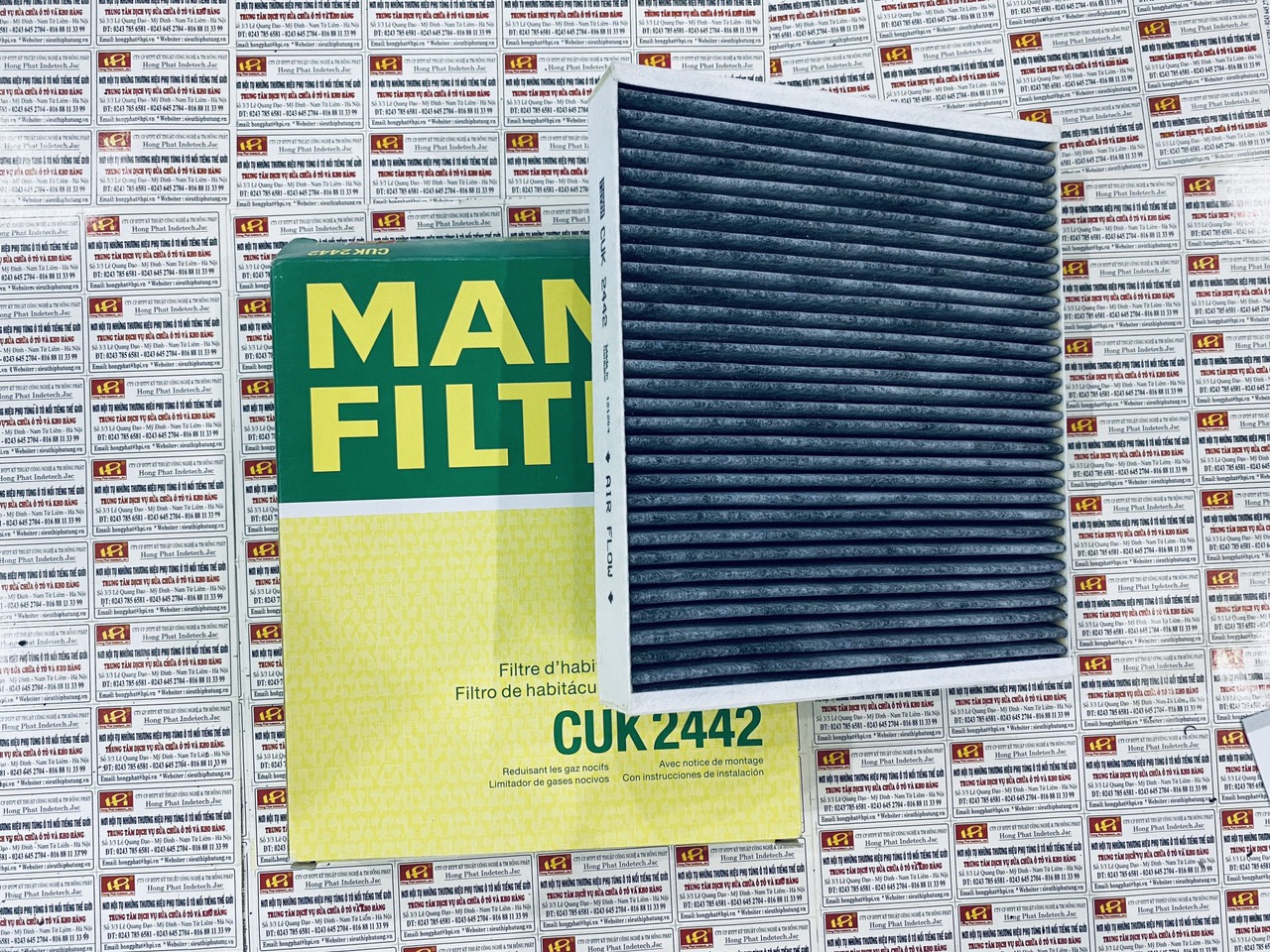 Lọc gió điều hòa than hoạt tính VinFast VF5 , Mann Filter CUK 2442