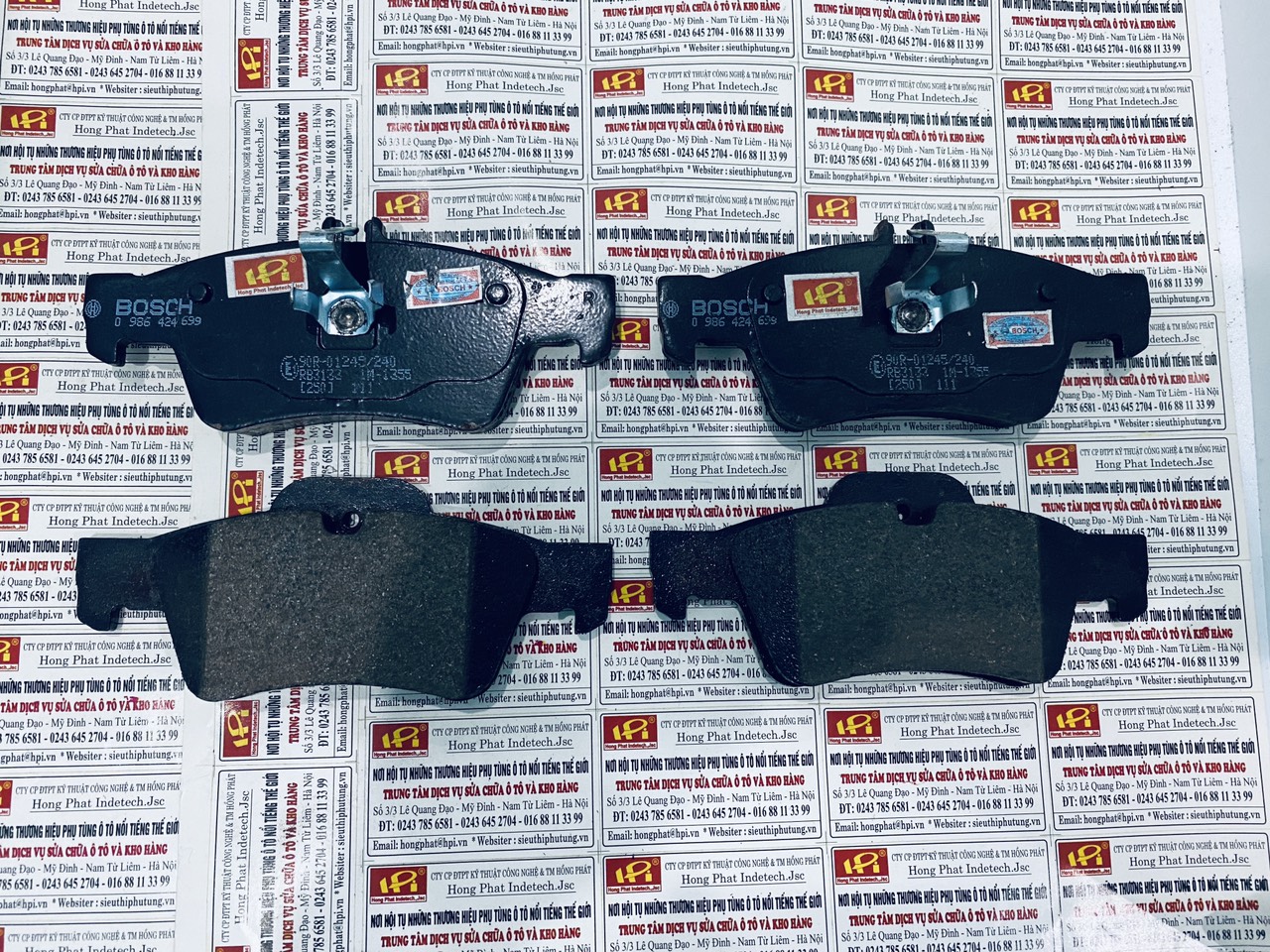 Má phanh sau ( Bố Thắng ) Mercedes E250 Bosch 0986424699