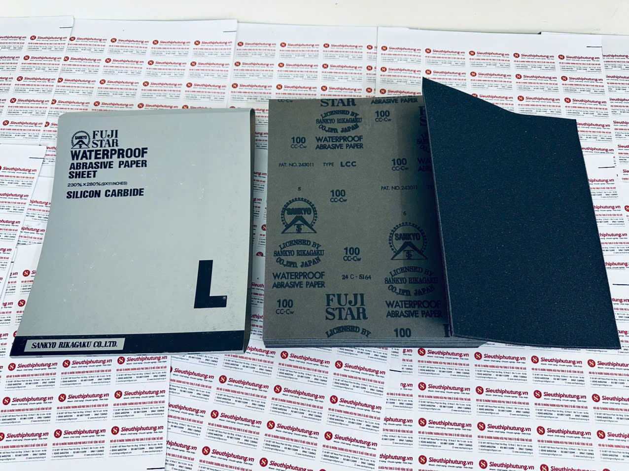 Giấy nhám Fujistar 280 x 230mm P100
