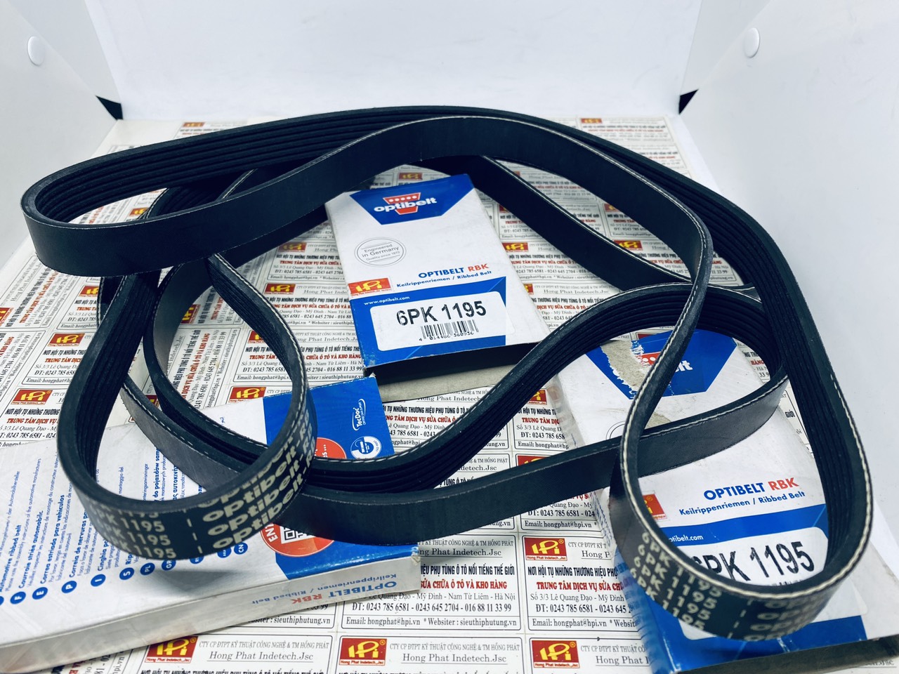 Dây curoa tổng Hyundai Stargazer 1.5 2022, 6PK1195
