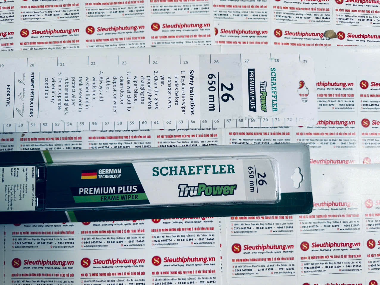 Gạt mưa Schaeffler Xương sắt khóa chữ U 26-650mm WB26CN6500