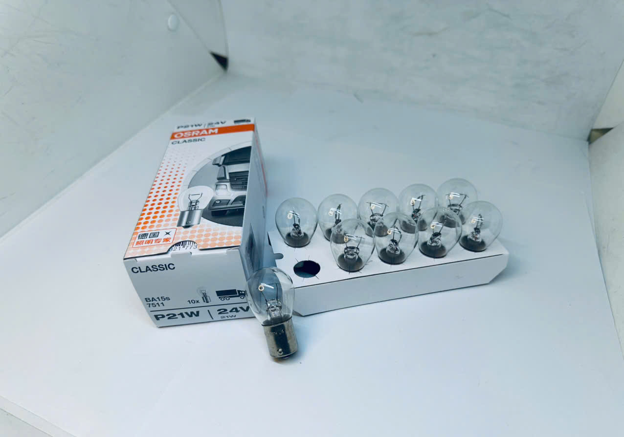 Bóng đèn Osram 1 tóc P21W 24V