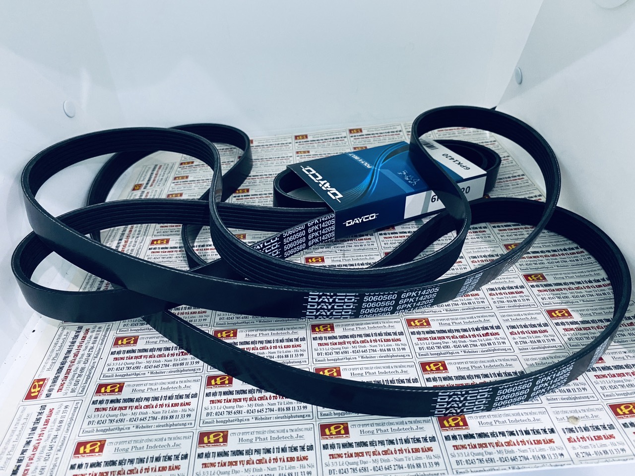 Dây curoa tổng xe lifan 520i, 6PK1420, 04573727AB