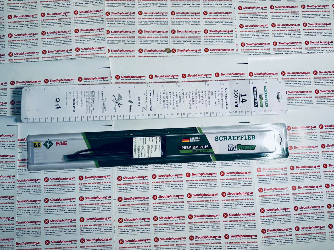 Gạt mưa Schaeffler Xương sắt khóa chữ U 14-350mm WB14CN3500