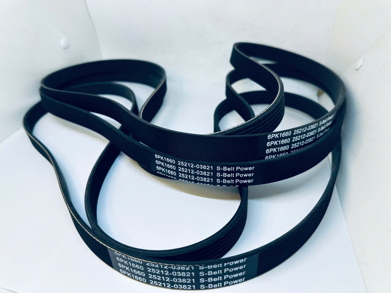 Dây curoa tổng Kia Seltos 1,4, 6PK1660, 25212-03821