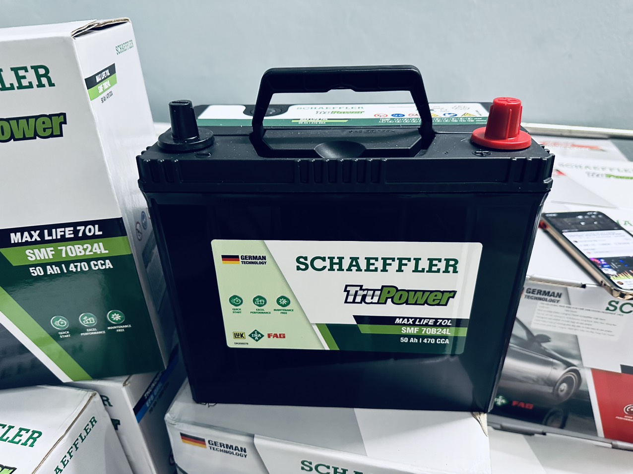 Ắc quy Schaeffler TruPower 50ah 70B24L