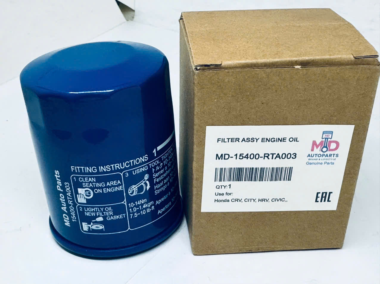  Lọc dầu nhớt Honda CRV MD 15400 RTA003