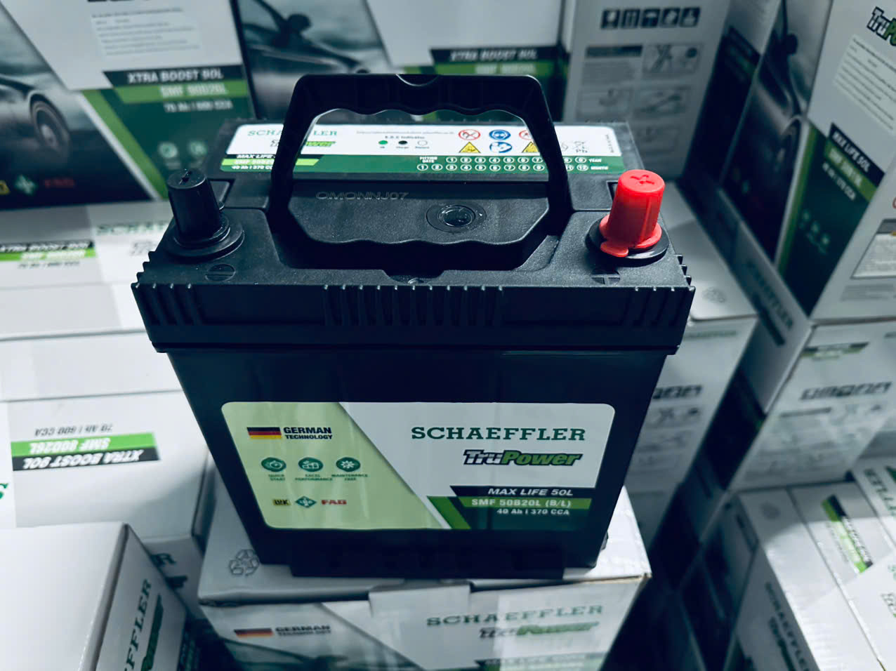 Bình ắc quy Schaeffler TruPower 40ah Có chân 50B24LB
